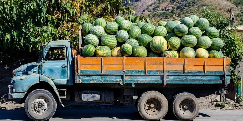 INCROYABLE : Un camion italien rempli de melons cachait une découverte surprenante !